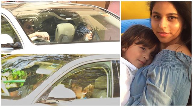 Shah Rukh Khan’s Fun Sunday Drive With Son Abram And Daughter Suhana 