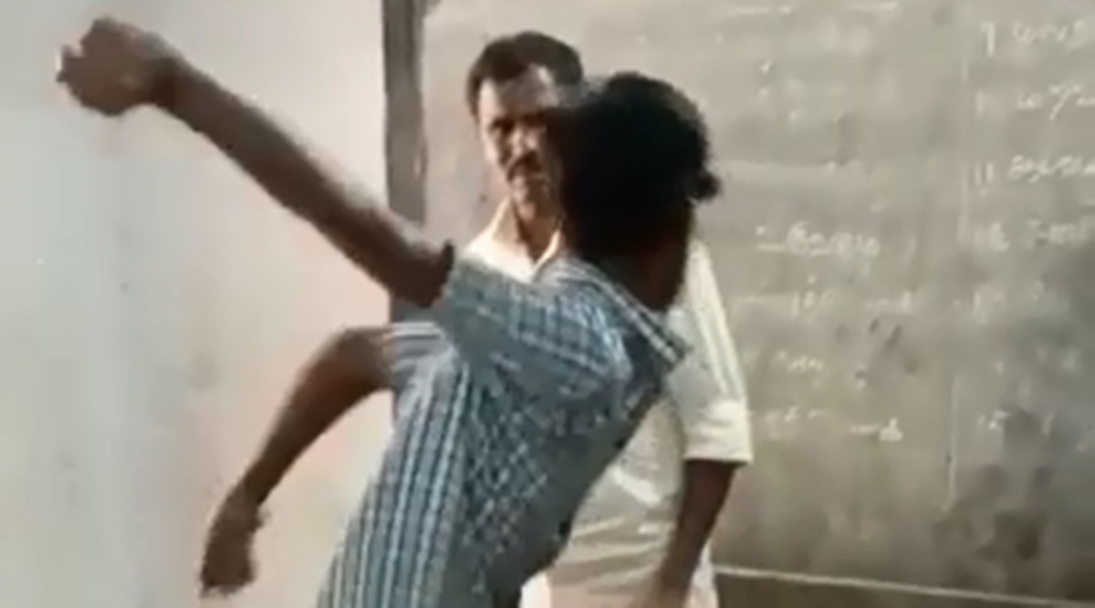 Teacher And Girl Xxx - 3 students in TN school issued notices after video shows boy verbally  abusing teacher | Chennai News - The Indian Express