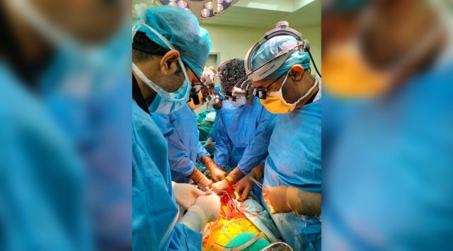 The receiver’s heart was functioning only 20 per cent and he was suffering severe shortness of breath, said the doctors.

