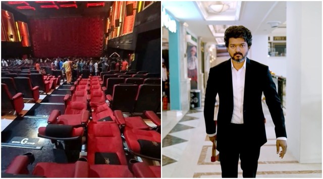 Tiruppur Subramaniam, the president of Tamil Nadu Theatre Owners Association, expressed his displeasure over the incident and urged theatre owners to stop screening trailers and teasers of movies featuring big film stars. (Express photo/YouTube)