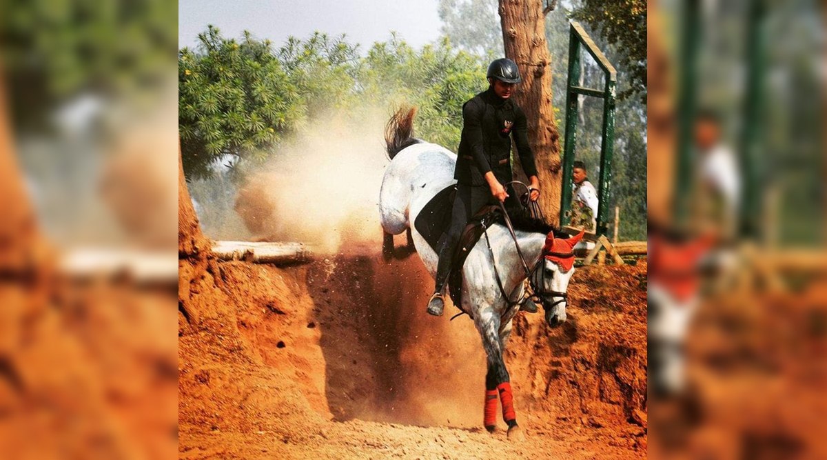 Thunderstorm participates in an equestrian sports event. (File Photo)