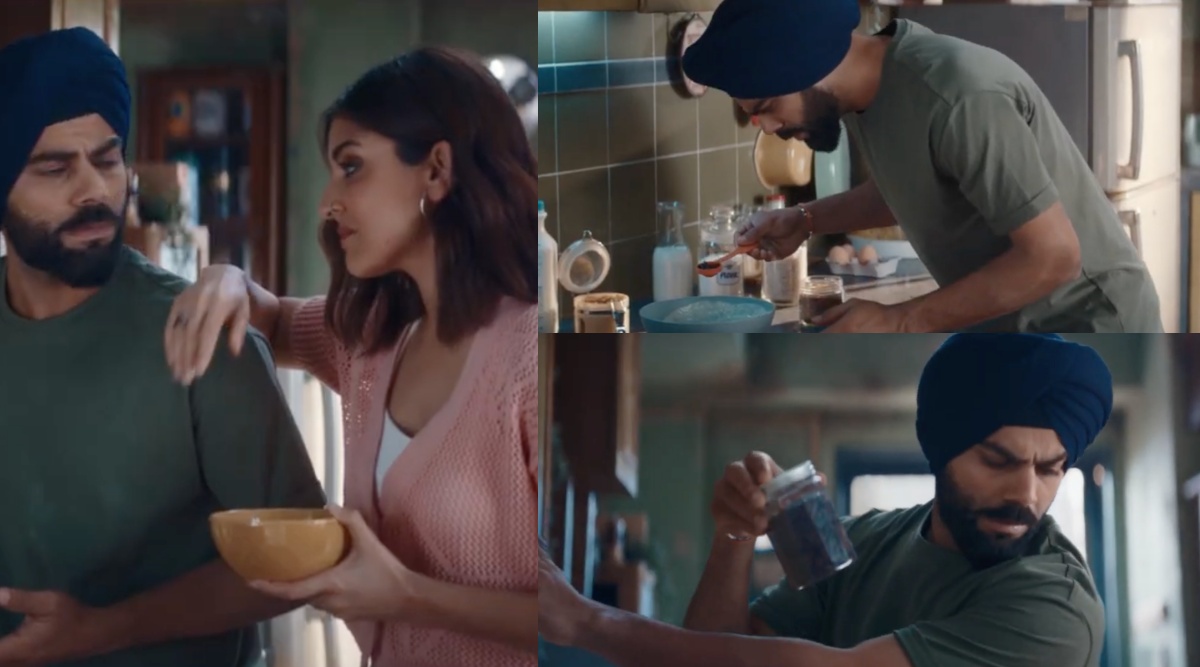 1200px x 667px - Virat Kohli's gesture of love for Anushka Sharma goes horribly wrong, fans  love it anyway. Watch video | Entertainment News,The Indian Express