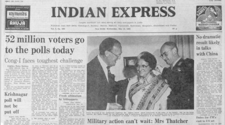 State Polls, China-India Talks, Thatcher Ups Ante, Iran’s Overture, Congress (I), India-China ties, Margaret Thatcher, Indian express, Opinion, Editorial, Current Affairs