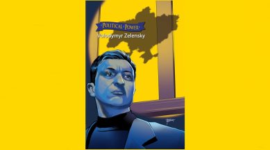 Volodymyr Zelenskiy, Ukraine president, Volodymyr Zelenskiy comic book