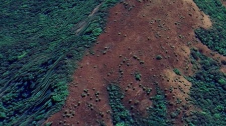 The Vagheri Hill is located near the Mhadei Wildlife Sanctuary.