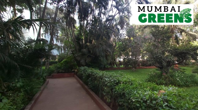 The garden is over a kilometre away from the Tata Gardens at Bhulabhai Desai Road.