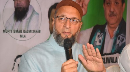 AIMIM leader Asaduddin Owaisi. (Express Photo)