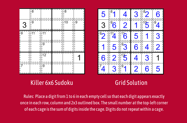 Irregular Killer Sudoku — Knight Features