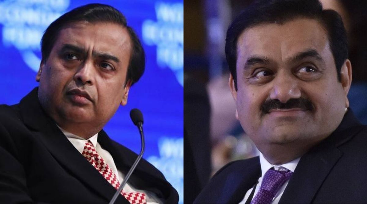 Asia's richest men Gautam Adani and Mukesh Ambani