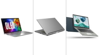 Three of acer's latest laptops from 2022