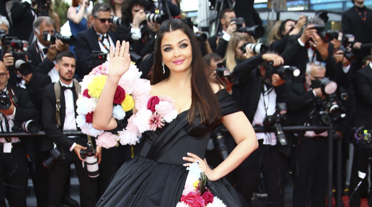 Aishwarya Rai's dramatic looks from black gown with 3D flowers to