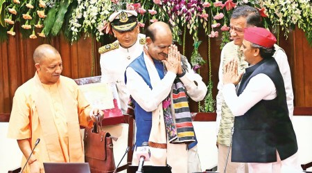 Lucknow, Lucknow news, Yogi Adityanath, Om Birla, UP Assembly, Indian Express, India news, current affairs, Indian Express News Service, Express News Service, Express News, Indian Express India News