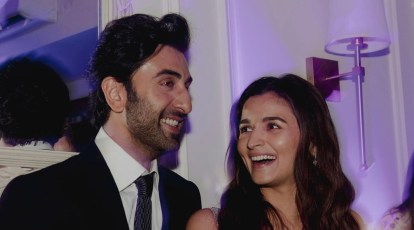 Alia Bhatt shares new pictures from wedding with Ranbir Kapoor; dazzles in  silver Oscar de la Renta dress | Lifestyle News,The Indian Express