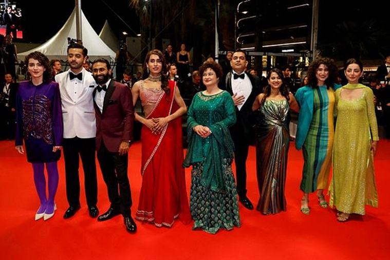 Alina Khan, debut en la alfombra roja de Alina Khan, actor transgénero paquistaní Alina Khan, Alina Khan en Cannes 2022, película pakistaní Joyland, noticias expresas indias