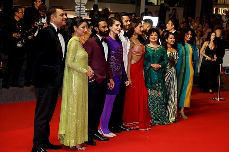 Alina Khan, Alina Khan red carpet debut, Pakistani transgender actor Alina Khan, Alina Khan at Cannes 2022, Pakistani film Joyland, indian express news