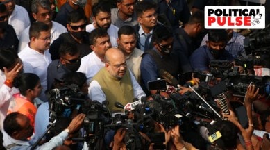 Amit Shah, Amit Shah Bengal visit, BJP Bengal, Babul Supriyo, Shatrughan Sinha, Political pulse, Indian express