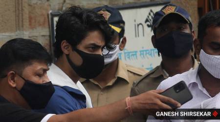 Aryan Khan, son of Bollywood actor Shah Rukh Khan, has not been included in the chargesheet filed by NCB in connection with the 'drugs on cruise' case. (Express Photo by Ganesh Shirsekar)