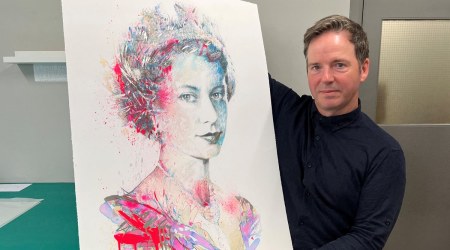 Carne Griffiths, Queen Elizabeth, Carne Griffiths queen Elizabeth portraits