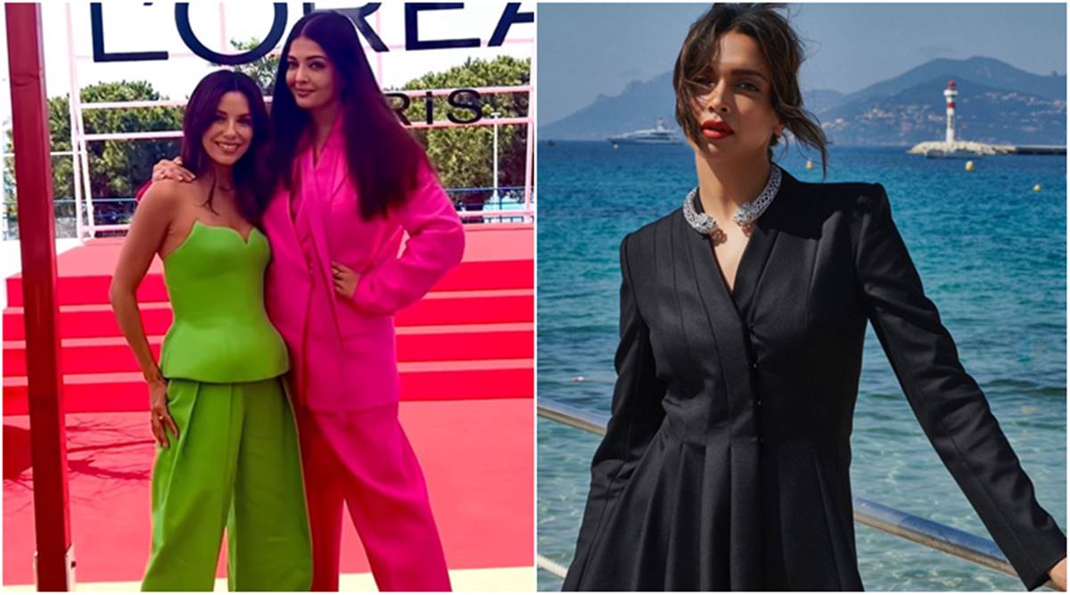 cannes 2022 deepika padukone, aishwarya rai bachchan