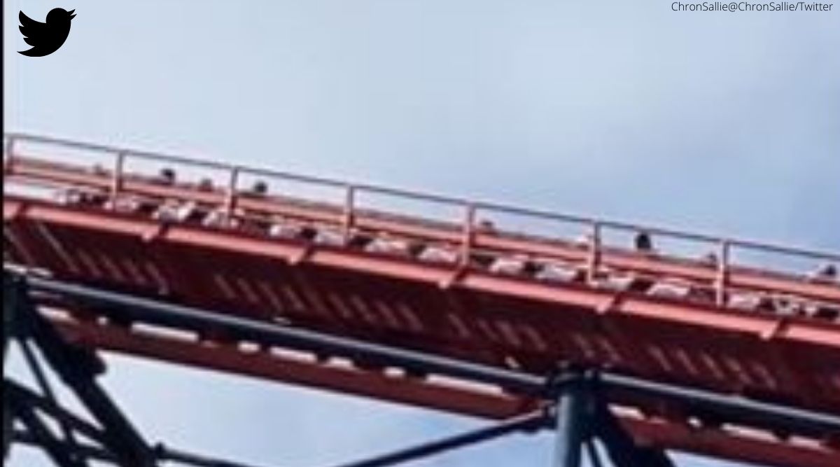 Rollercoaster ride in UK goes awry riders stranded mid ride