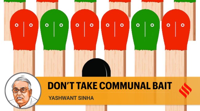 "Many people get hurt or even lose their life when communal riots take place." (Illustration: C R Sasikumar)