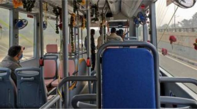 The 100 new buses will also have dedicated pink seats for woman passengers.