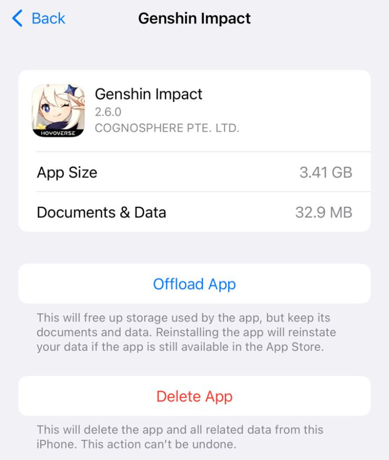 iphone storage, iphone offload option, iphone review videos