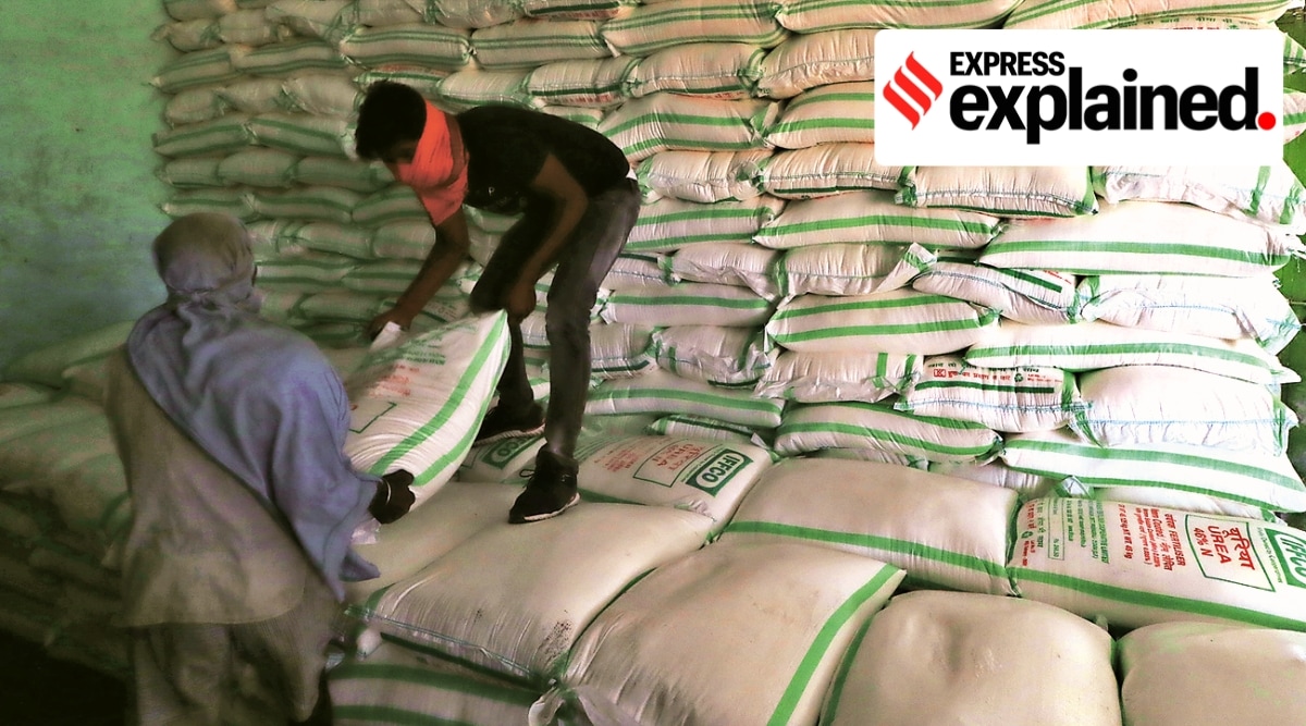 Fertiliser requirement for kharif season estimated at 354 lakh tonnes. (Express Archives)
