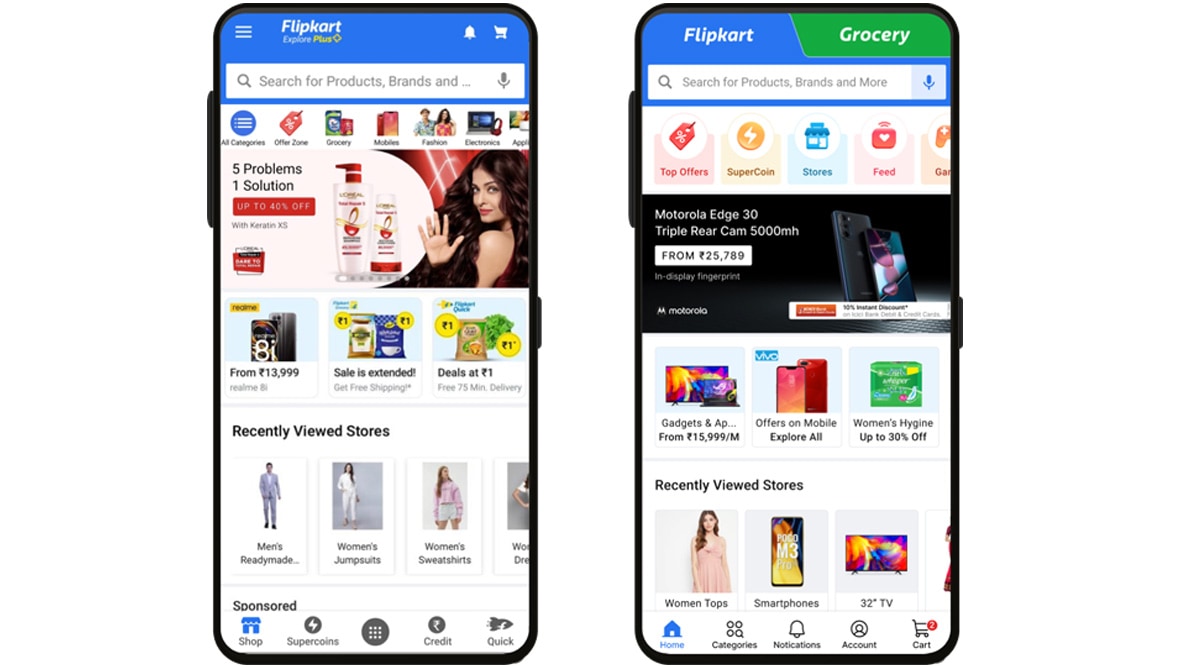 Flipkart new UI