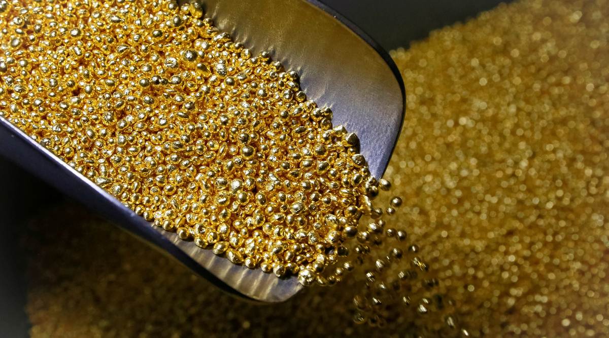 GOLD granules reuters 1200