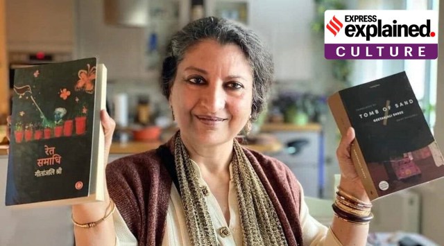 Written by Geetanjali Shree, it was translated into English by Daisy Rockwell, with both sharing the prize. (Photo: @aishe_ghosh/Twitter)
