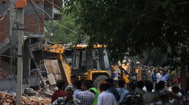 South Delhi Municipal Corporation, Amanatullah Khan, anti-encroachment, anti encroachment drive, land encroachment, Delhi news, Delhi city news, New Delhi, India news, Indian Express News Service, Express News Service, Express News, Indian Express India News