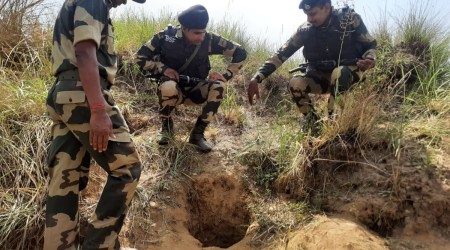 The BSF said that the tunnel was being used by militants to enter India. (Photo: Special Arrangement)