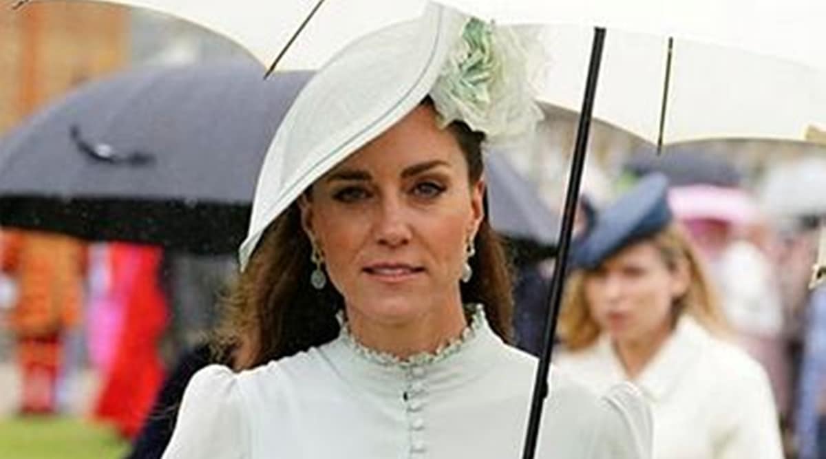 Kate Middleton's royal garden party outfit a nod to Harry and Meghan? |  Fashion News - The Indian Express