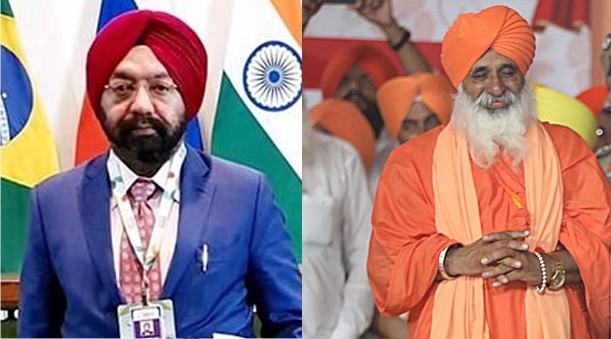 Vikramjit Singh Sahney and Baba Balbir Singh Seechewal and businessman-philanthropist Baba Balbir Singh Seechewal (Source: Twitter/File)