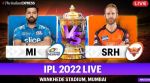 IPL 2022, MI vs SRH Live Cricket Score