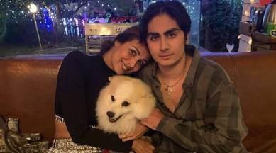 malaika arora with arhaan