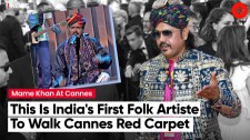 Rajasthan's Mame Khan Becomes First Folk Artiste To Walk Cannes Red Carpet