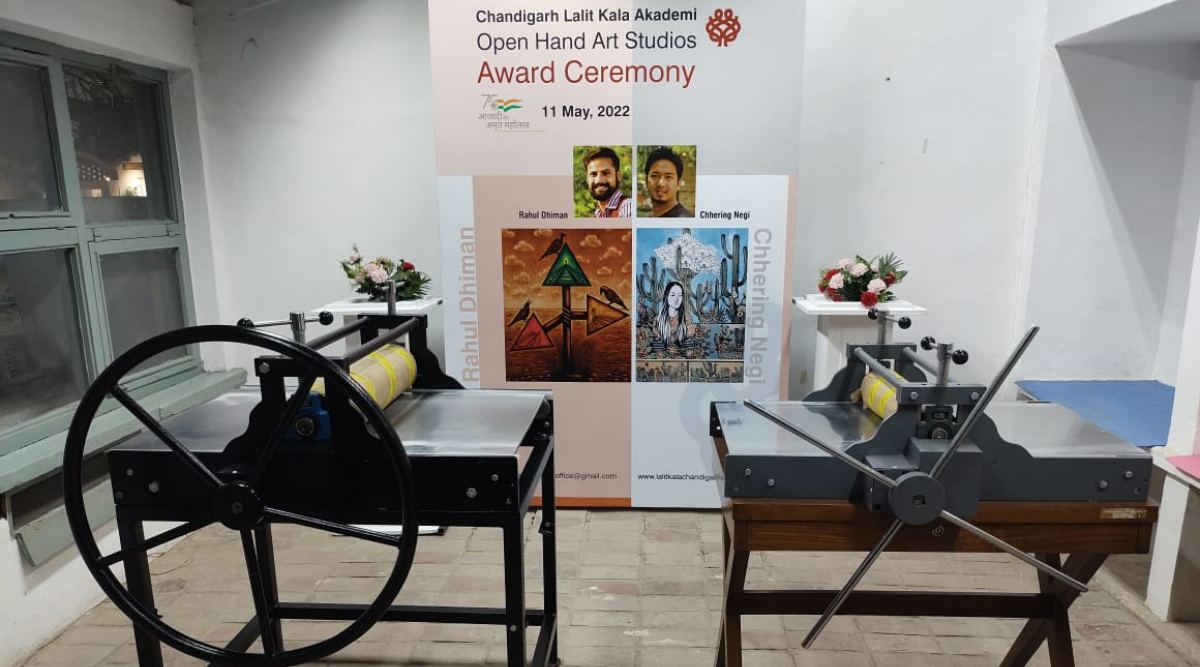 The CLKA introduced the Open Hand Scholarships and Awards with two printmaking machines as the first two awards. (Express)