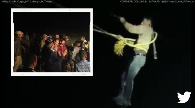 Army rescues two youths, Chenab river, Kishtwar, Jammu and Kashmir, youths trapped in Chenab river, indian express