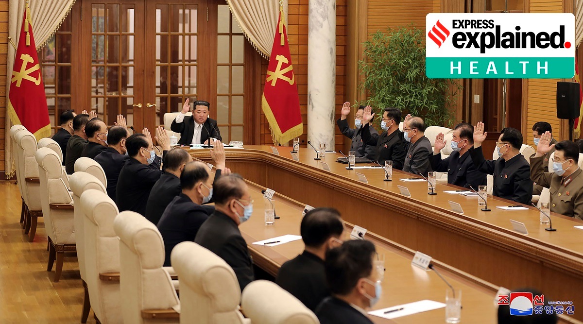 North Korean leader Kim Jong Un (centre) attends a meeting of the Central Committee of the ruling Workers' Party in Pyongyang on Thursday. (Photo: AP)