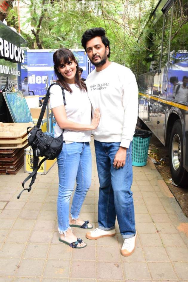 riteish deshmukh with genelia d'souza