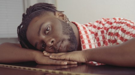 Amiri Nash, a student at Brown University who was named Washington's Youth Poet Laureate in 2021, at Brown University in Providence, R.I., April 20, 2022. In February,  Nash started the Black Star Journal, a student newspaper that covers “masculinity, Afro-Latinx representation, Black womanhood, Black art and Black music,” he said.  (Philip Keith/The New York Times)