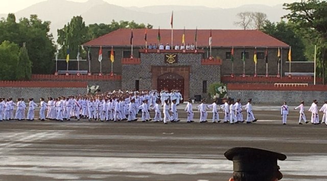 The Passing Out Parade is taking place at the Khetrapal Ground in Pune. (Express Photo: Arun Horizon)
