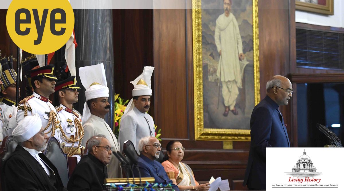 Swearing-in ceremony of President Ram Nath Kovind in the Central Hall of Parliament on July 25, 2017 (Credit: Rashrapati Bhavan Archive)