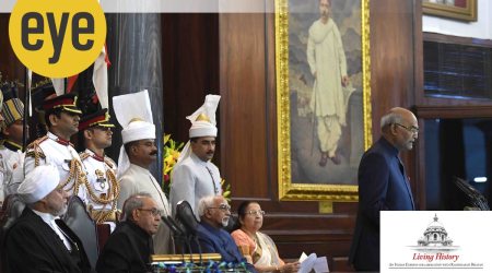 Swearing-in ceremony of President Ram Nath Kovind in the Central Hall of Parliament on July 25, 2017 (Credit: Rashrapati Bhavan Archive)