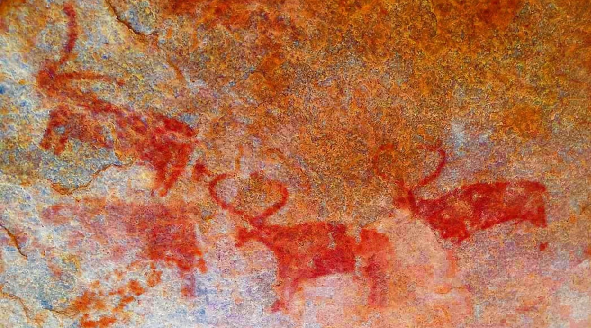 Prehistoric rock paintings found in Telangana, history enthusiasts ...