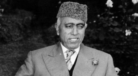 Former chief minister of the erstwhile Jammu and Kashmir state, late Sheikh Mohammad Abdullah. (Express archives)
