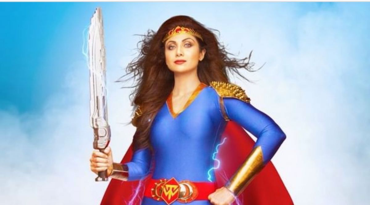 Shamita Shetty Sex Videos - Shilpa Shetty reveals her superwoman avatar Avni for Nikamma in new video,  watch | The Indian Express