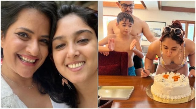 Sona Mohapatra was present at Ira Khan's birthday party on Monday. (Photos: Sona MOhapatrea, Ira Khan/ Instagram)